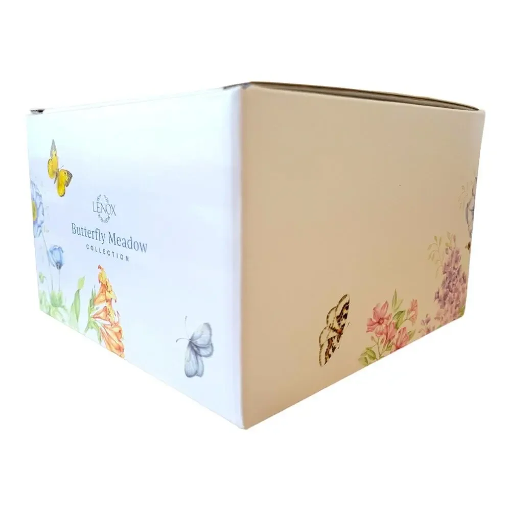 NEW Lenox Butterfly Meadow Monarch Teacup & Saucer Plate (Capacity: 8 oz.)